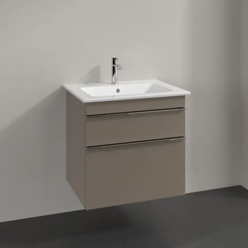 Bild von VILLEROY BOCH Venticello Waschbeckenunterschrank, 2 Auszüge, 603 x 590 x 502 mm, Taupe / Taupe #A92401VM