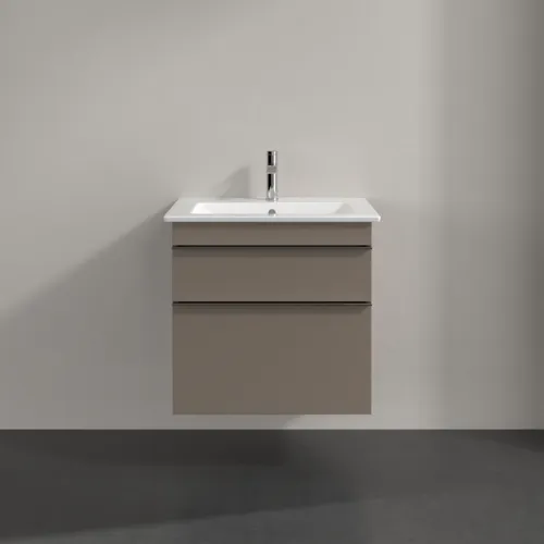 Bild von VILLEROY BOCH Venticello Waschbeckenunterschrank, 2 Auszüge, 603 x 590 x 502 mm, Taupe / Taupe #A92401VM