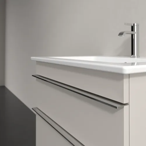 Bild von VILLEROY BOCH Venticello Waschbeckenunterschrank, 2 Auszüge, 603 x 590 x 502 mm, Cashmere Grey / Cashmere Grey #A92401VN