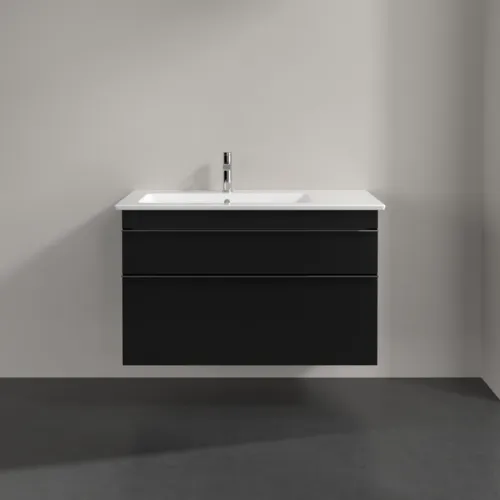 Obrázek VILLEROY BOCH Venticello toaletní skříňka, 2 výsuvy, 953 x 590 x 502 mm, Volcano Black / Volcano Black #A92701VL