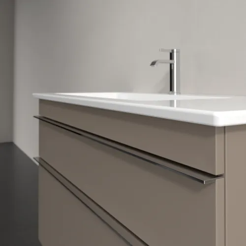 Picture of VILLEROY BOCH Venticello Vanity unit, 2 pull-out compartments, 953 x 590 x 502 mm, Taupe / Taupe #A92701VM