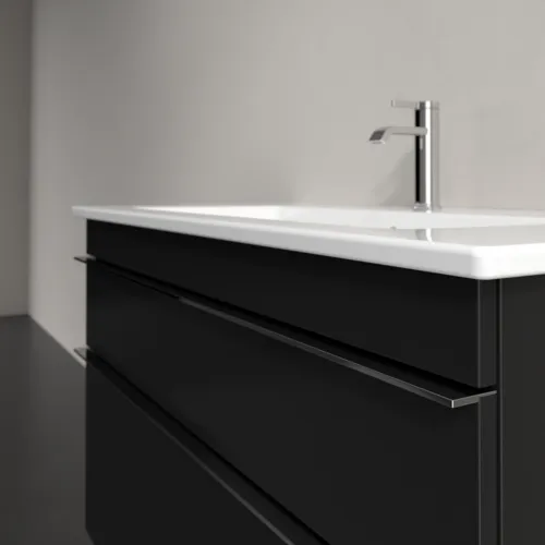 Bild von VILLEROY BOCH Venticello Waschbeckenunterschrank, 2 Auszüge, 953 x 590 x 502 mm, Volcano Black / Volcano Black #A92601VL