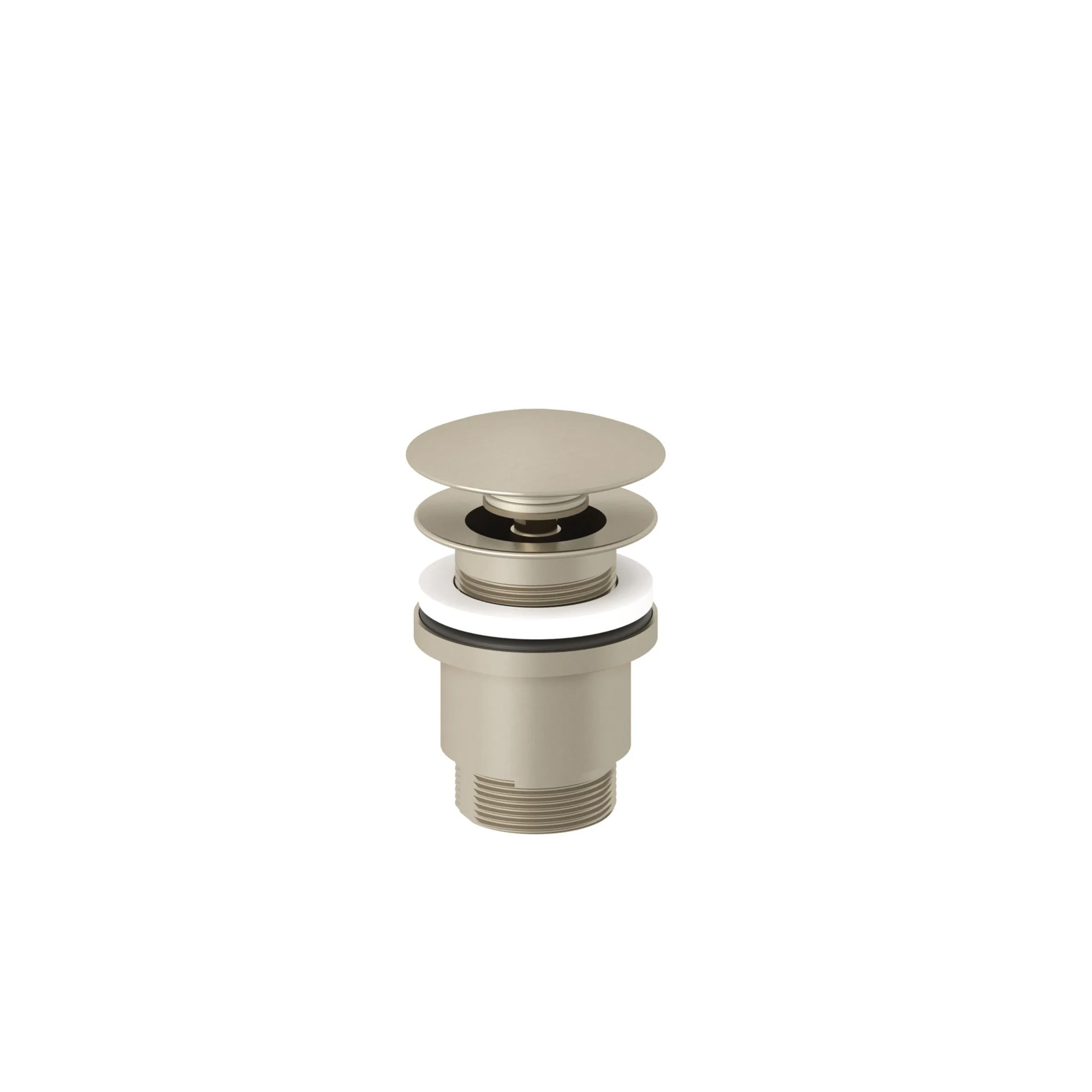 Bild von KLUDI PUSH-OPEN Ablaufgarnitur G 1 1/4 #10426N5-00 - Brushed Nickel
