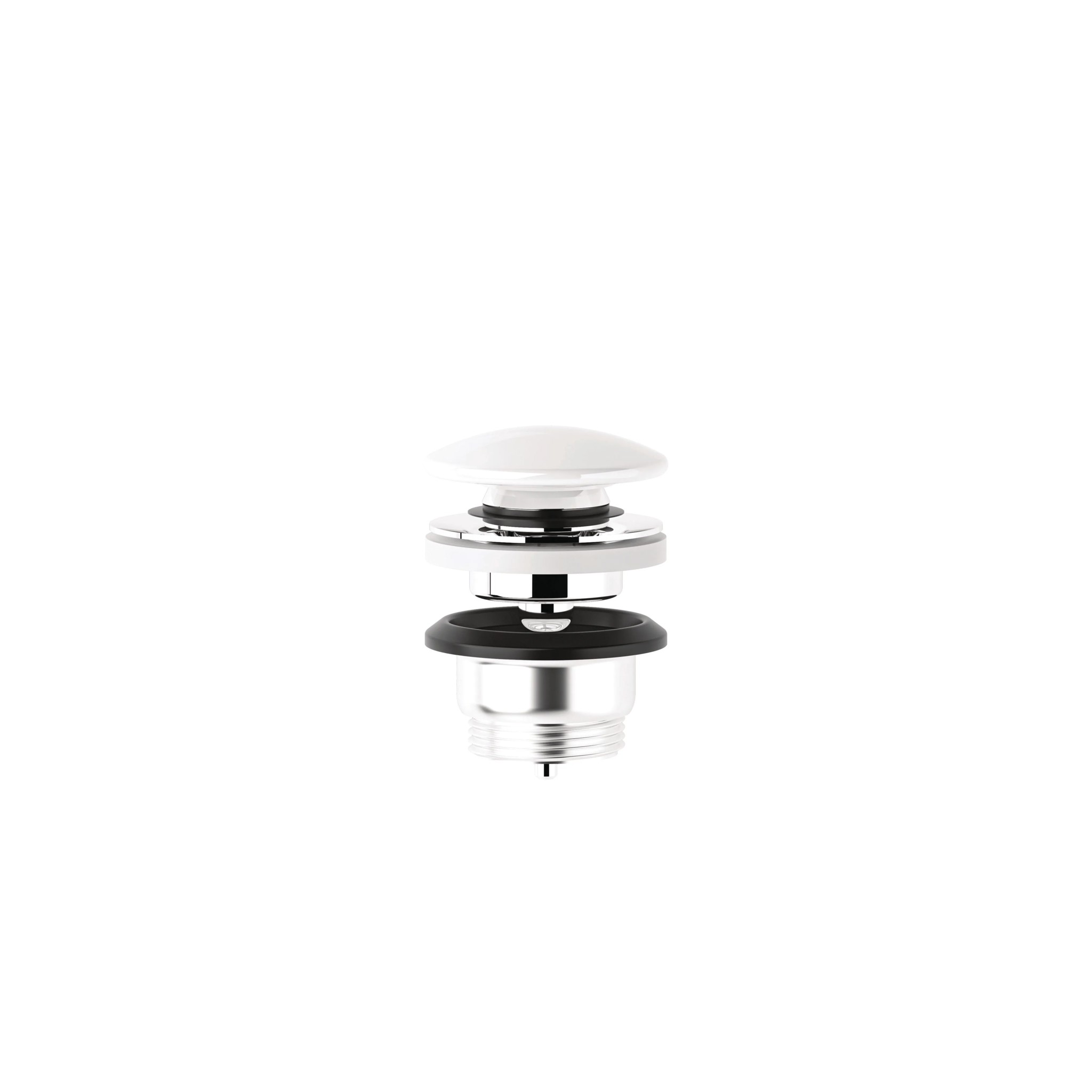 Bild von KLUDI KLUDI-ROTEXA PUSH-OPEN with ceramig plug waste G 1 1/4 #1047043-00 - Weiß glänzend