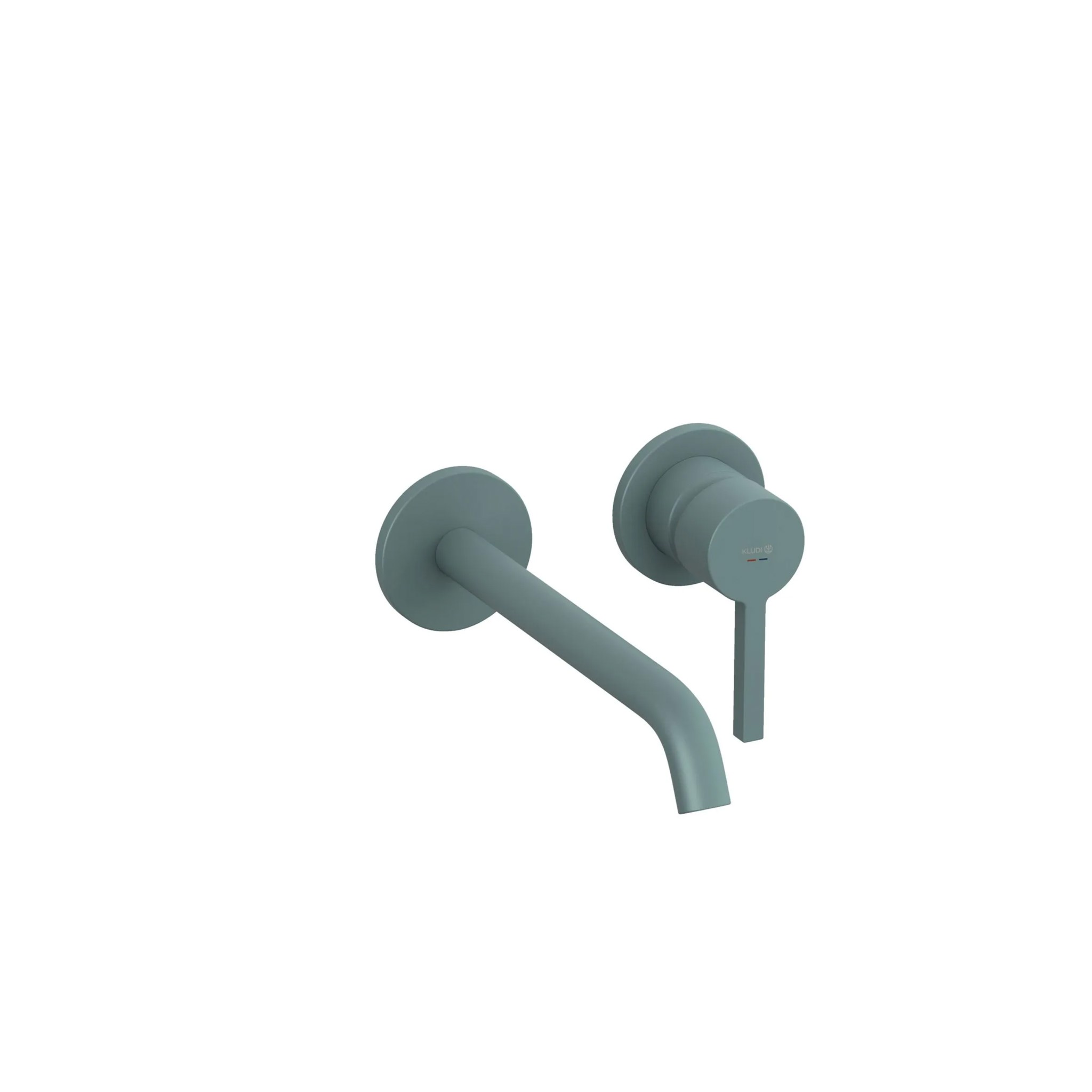 Bild von KLUDI Unterputz-Waschtisch-Zweiloch-Wand-Einhandmischer #20245O315 - Matt Teal Blue
