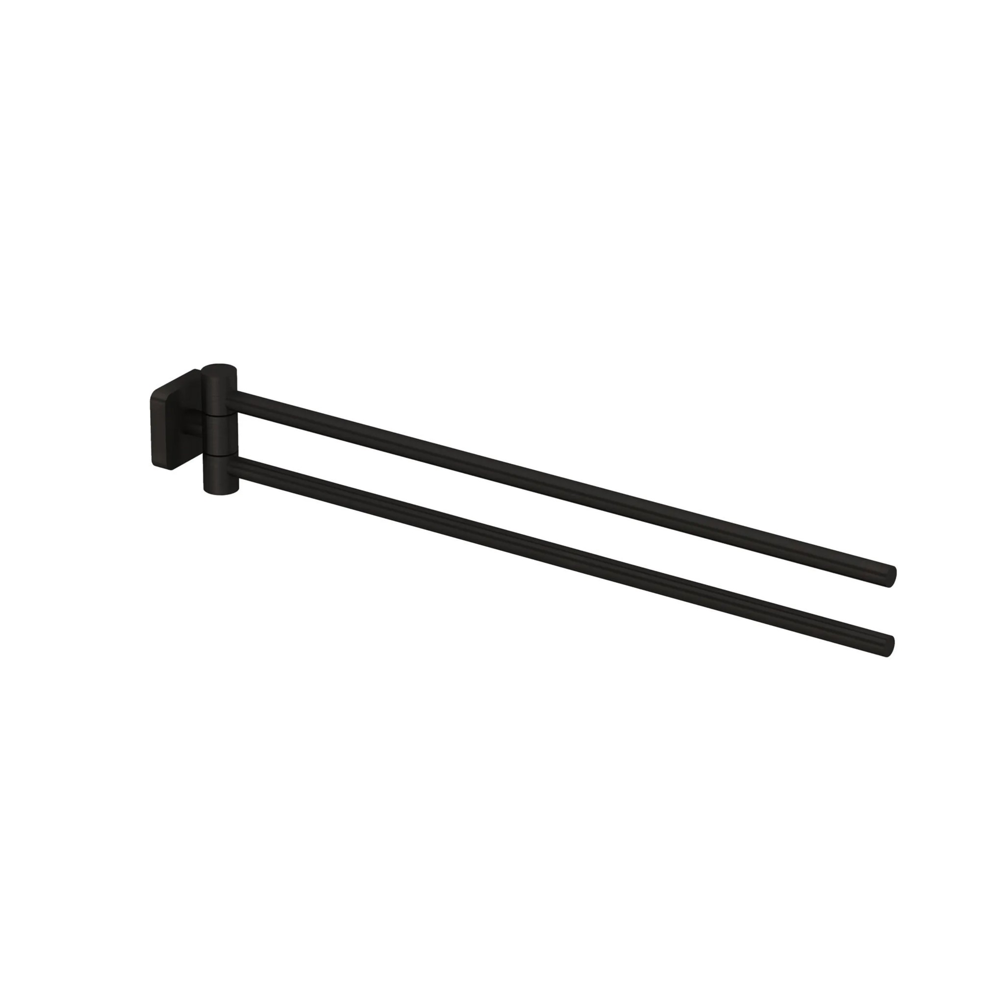 Obrázek KLUDI Dvojitý držák na ručníky #25977N2 - Brushed Gunmetal