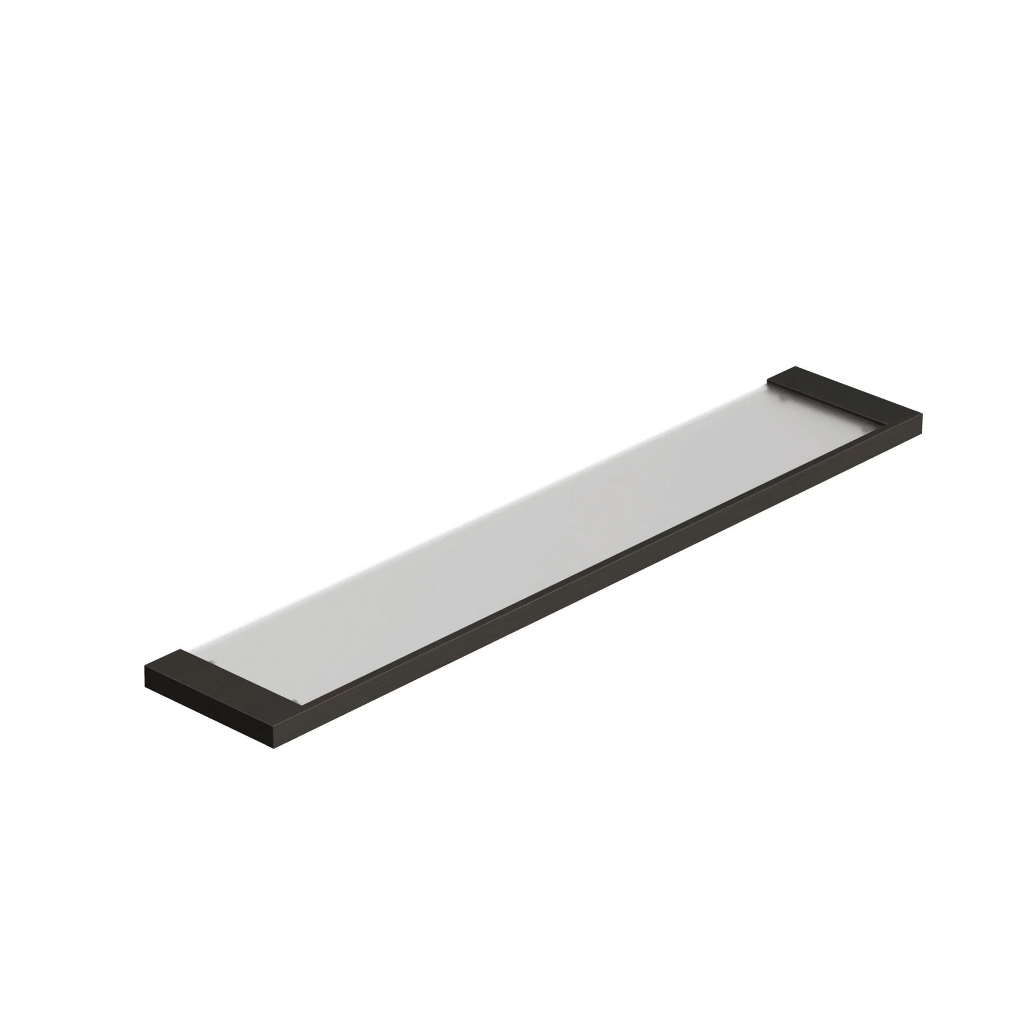 Picture of KLUDI Glass shelf #31973N2 - Brushed Gunmetal