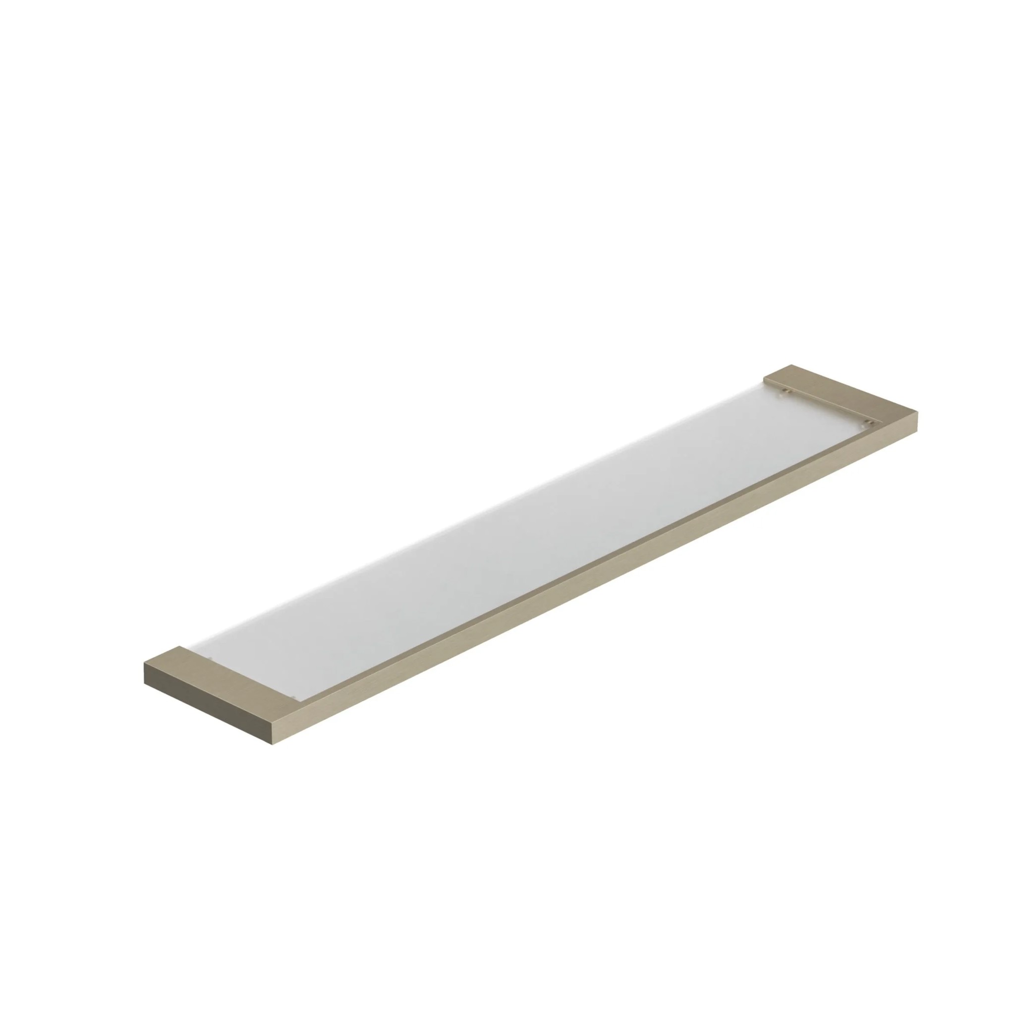 Picture of KLUDI Glass shelf #31973N5 - Brushed nickel