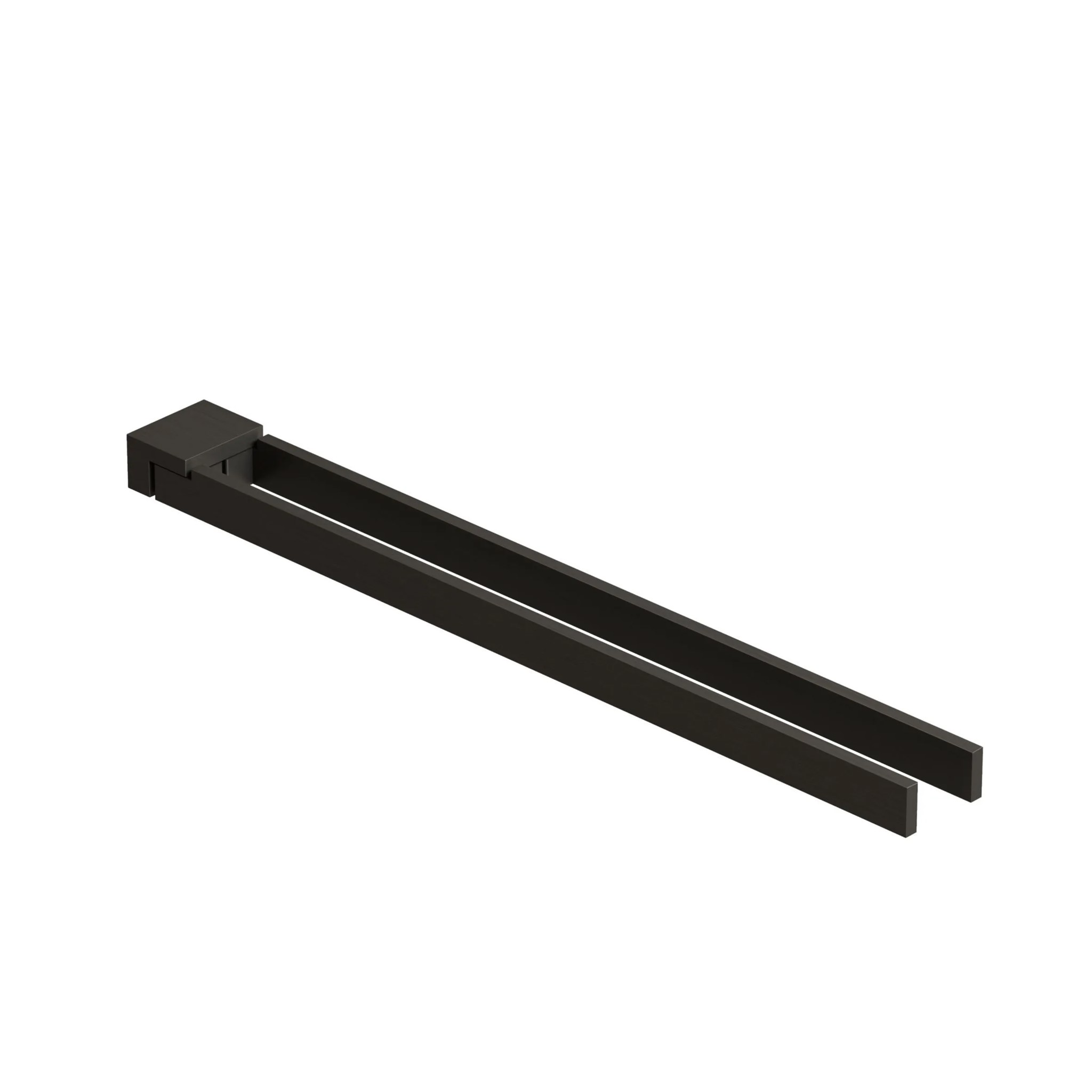 Obrázek KLUDI Dvojitý držák na ručníky #31977N2 - Brushed Gunmetal