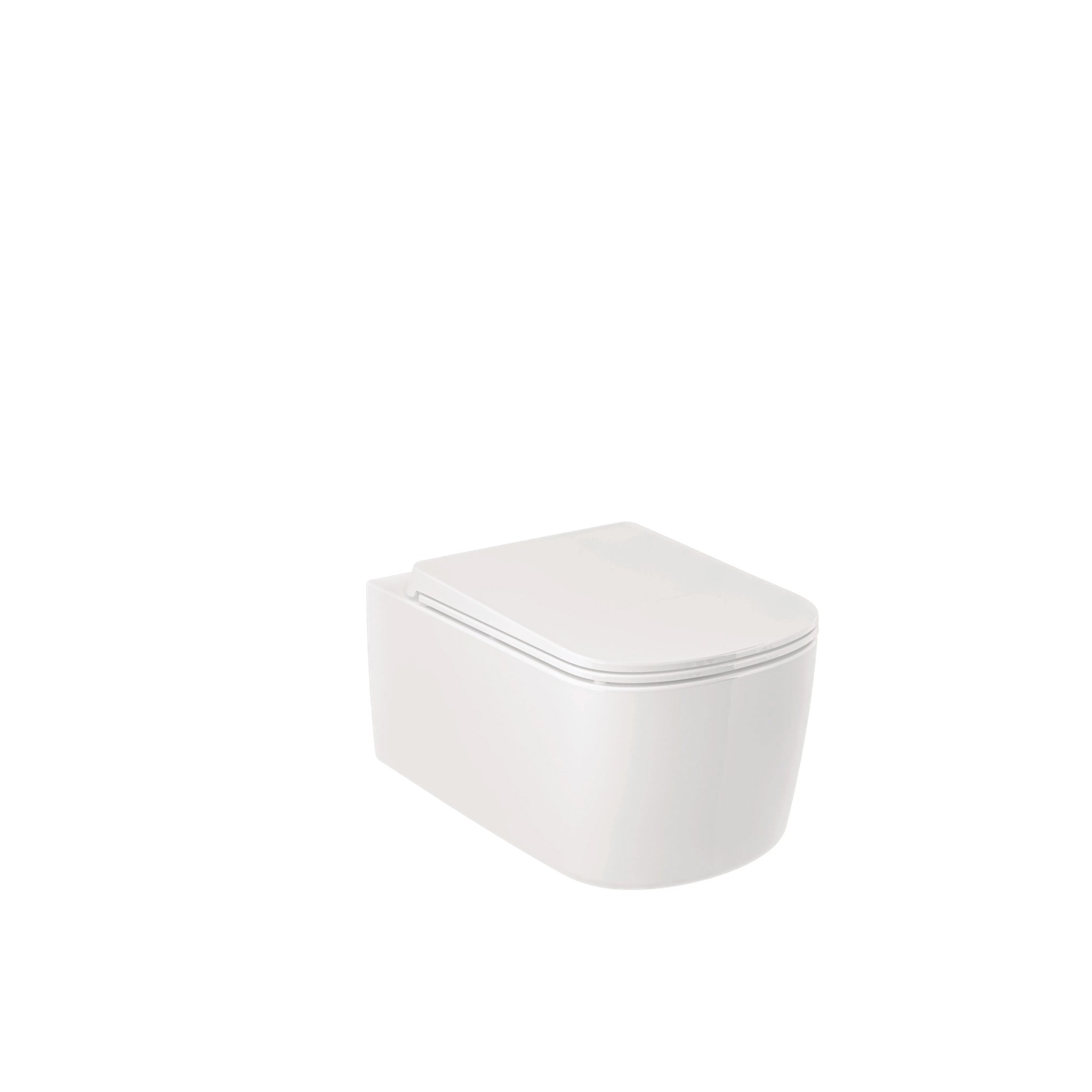 Picture of KLUDI KLUDI-RESA S Water Closet SET Spiralflush wall hung #27WCSET43 - White glossy