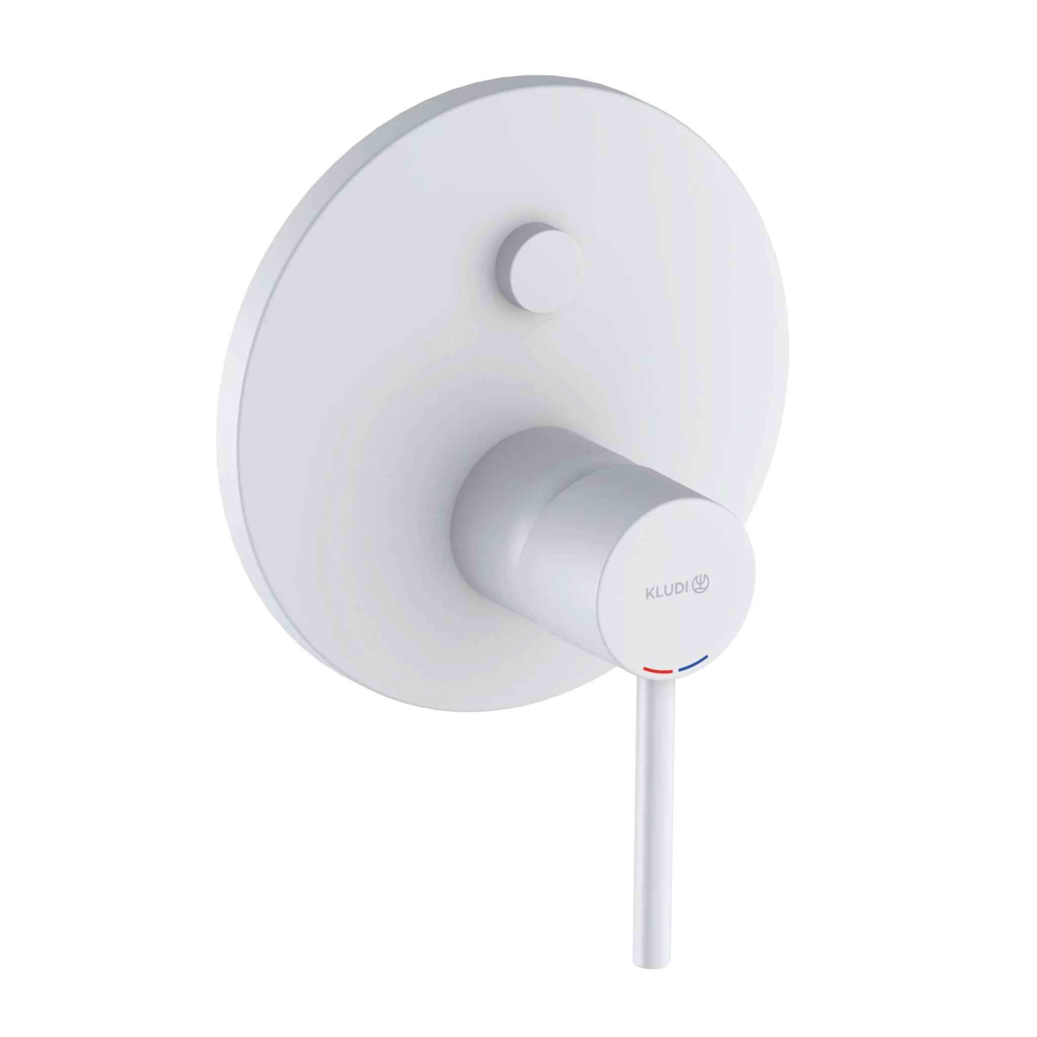 Bild von KLUDI Unterputz-Wannenfüll- und Brause-Einhandmischer PUSH & SWITCH #386635376 - Matt White