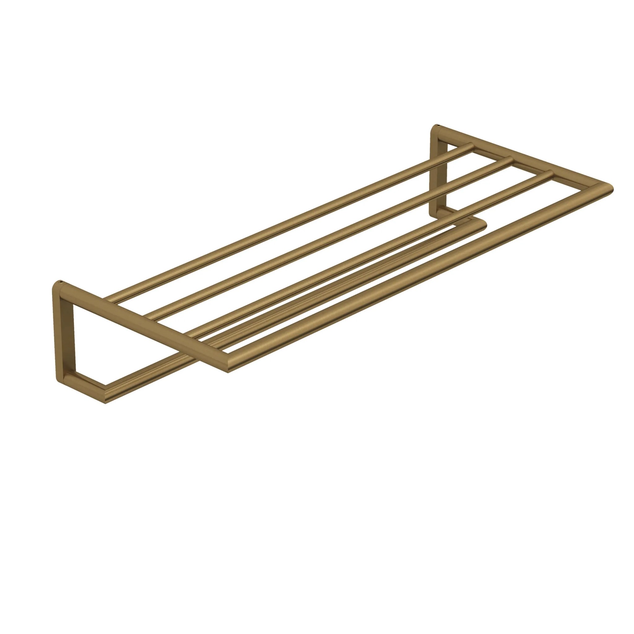 Bild von KLUDI Badetuchhalter mit Ablage #58989N1 - Brushed Bronze