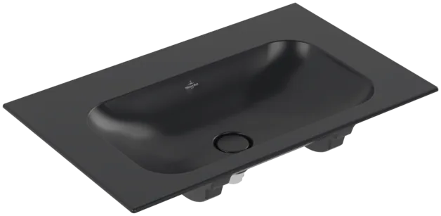 Bild von VILLEROY BOCH Finion Schrankwaschtisch, 800 x 500 x 160 mm, Pure Black CeramicPlus, ohne Überlauf #416483R7