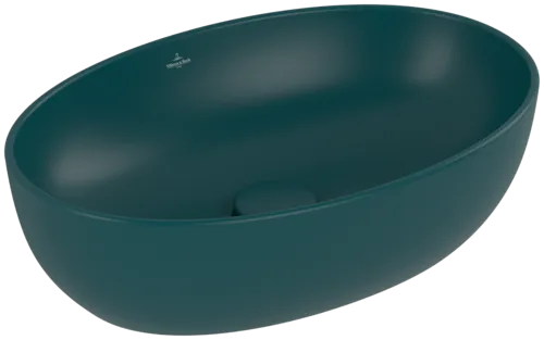 Bild von VILLEROY BOCH Artis Aufsatzwaschbecken, 480 x 325 x 135 mm, Teal CeramicPlus, ohne Überlauf #438848TE