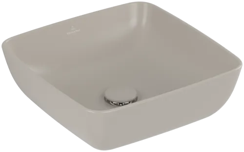 Bild von VILLEROY BOCH Artis Aufsatzwaschbecken, 410 x 410 x 130 mm, Almond CeramicPlus, ohne Überlauf #417841AM