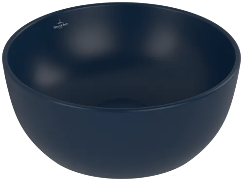 Bild von VILLEROY BOCH Artis Aufsatzwaschbecken, 325 x 325 x 135 mm, Nightfall CeramicPlus, ohne Überlauf #438932R6