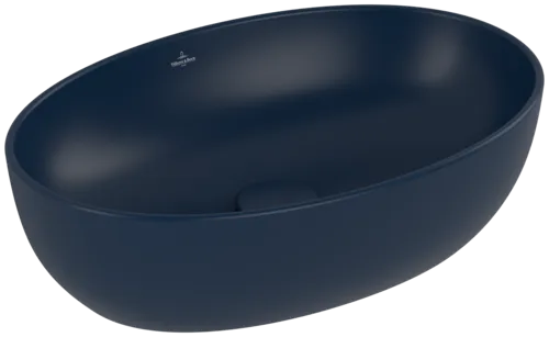Bild von VILLEROY BOCH Artis Aufsatzwaschbecken, 480 x 325 x 135 mm, Nightfall CeramicPlus, ohne Überlauf #438848R6