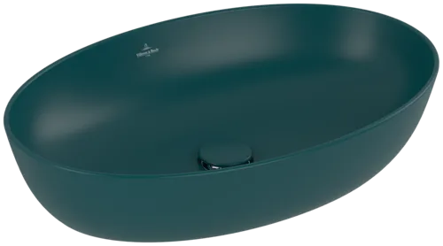 Bild von VILLEROY BOCH Artis Aufsatzwaschbecken, 610 x 410 x 130 mm, Teal CeramicPlus, ohne Überlauf #419861TE