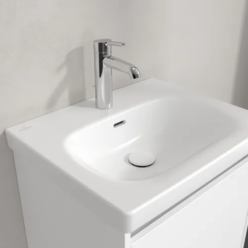 Obrázek VILLEROY BOCH Skyla Washbasin, 445 x 550 x 150 mm, Stone White CeramicPlus, with overflow #5A5155RW