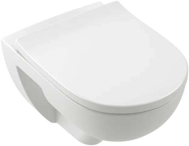 Bild von VILLEROY BOCH O.novo Combi-Pack, wandhängend, mit TwistFlush[e³], Weiß Alpin CeramicPlus #5660CLR1