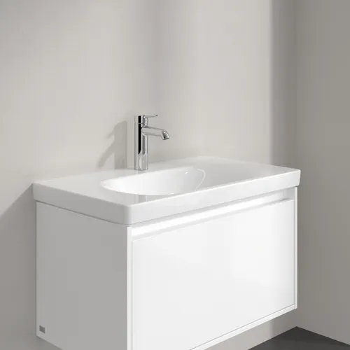 Picture of VILLEROY BOCH Skyla Vanity washbasin, 800 x 460 x 160 mm, White Alpin CeramicPlus, without overflow #5A5181R1