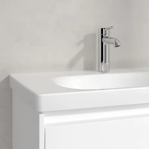 Picture of VILLEROY BOCH Skyla Vanity washbasin, 800 x 460 x 160 mm, White Alpin CeramicPlus, without overflow #5A5181R1