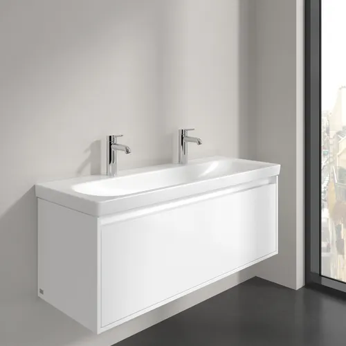 Obrázek VILLEROY BOCH Skyla Vanity washbasin, 1200 x 460 x 160 mm, Stone White CeramicPlus, without overflow #5A51C2RW