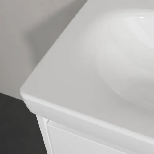Obrázek VILLEROY BOCH Skyla Washbasin, 650 x 460 x 160 mm, White Alpin CeramicPlus, without overflow #5A5168R1