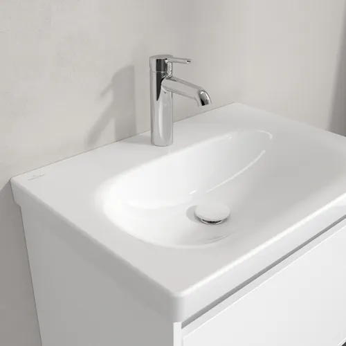 Picture of VILLEROY BOCH Skyla Washbasin, 650 x 460 x 160 mm, White Alpin CeramicPlus, without overflow #5A5166R1