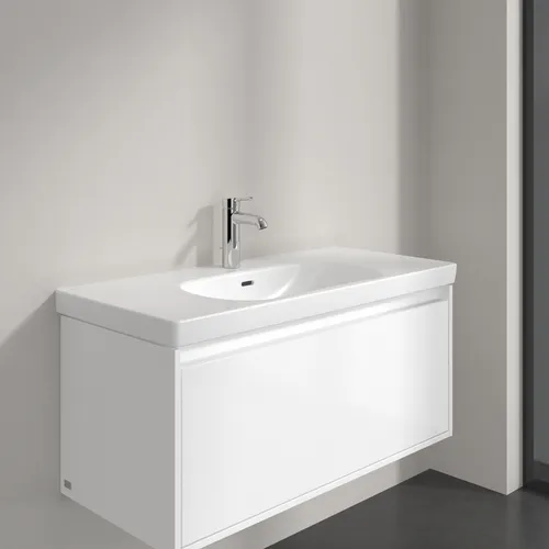 Obrázek VILLEROY BOCH Skyla Vanity washbasin, 1000 x 460 x 160 mm, Stone White CeramicPlus, with overflow #5A51A5RW