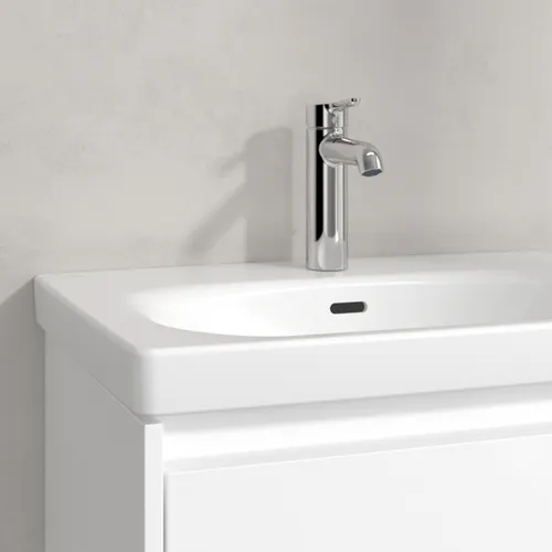 Obrázek VILLEROY BOCH Skyla Washbasin, 650 x 460 x 160 mm, Stone White CeramicPlus, with overflow #5A5165RW