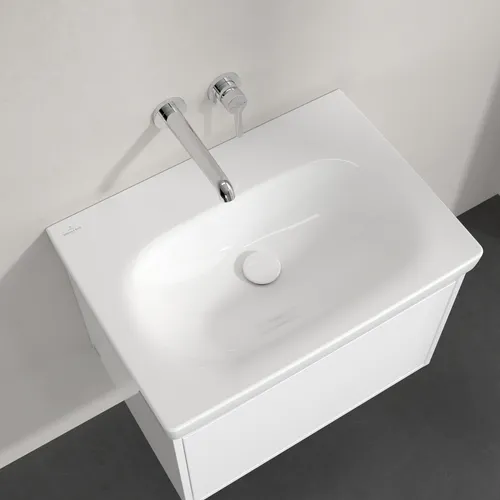 Picture of VILLEROY BOCH Skyla Washbasin, 650 x 460 x 160 mm, White Alpin, without overflow #5A516801