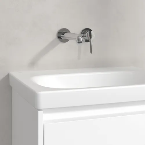 Obrázek VILLEROY BOCH Skyla Washbasin, 600 x 460 x 163 mm, Stone White CeramicPlus, without overflow #5A5163RW