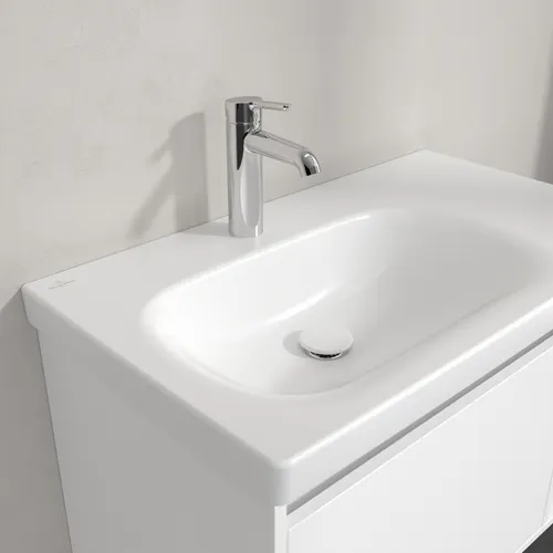 Obrázek VILLEROY BOCH Skyla Vanity washbasin, 800 x 460 x 160 mm, Stone White CeramicPlus, without overflow #5A52L2RW