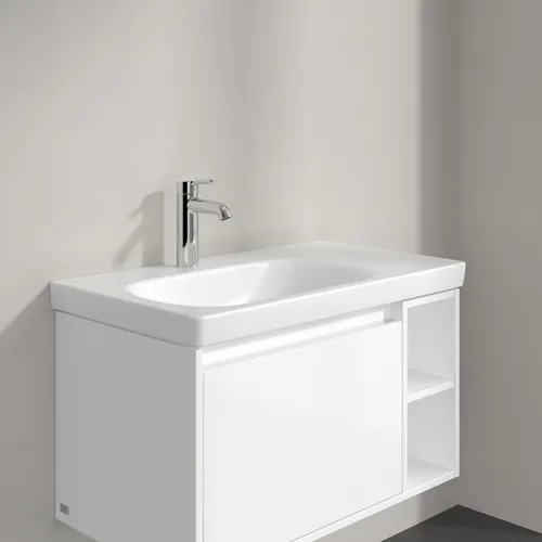 Obrázek VILLEROY BOCH Skyla Vanity washbasin, 800 x 460 x 160 mm, Stone White CeramicPlus, without overflow #5A52L2RW