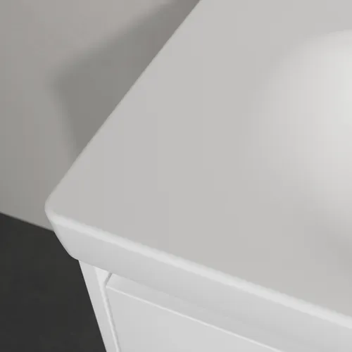 Obrázek VILLEROY BOCH Skyla Vanity washbasin, 800 x 460 x 160 mm, Stone White CeramicPlus, with overflow #5A5182RW
