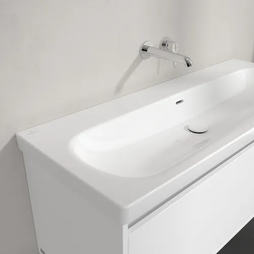 Bild von VILLEROY BOCH Skyla Schrankwaschtisch, 1200 x 460 x 160 mm, Weiß Alpin CeramicPlus, mit Überlauf #5A51C6R1