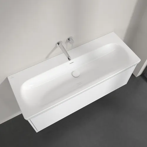 Bild von VILLEROY BOCH Skyla Schrankwaschtisch, 1200 x 460 x 160 mm, Weiß Alpin CeramicPlus, mit Überlauf #5A51C6R1