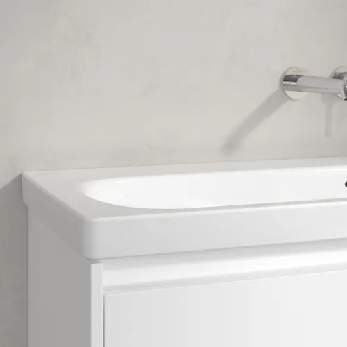 Bild von VILLEROY BOCH Skyla Schrankwaschtisch, 1200 x 460 x 160 mm, Weiß Alpin CeramicPlus, mit Überlauf #5A51C6R1