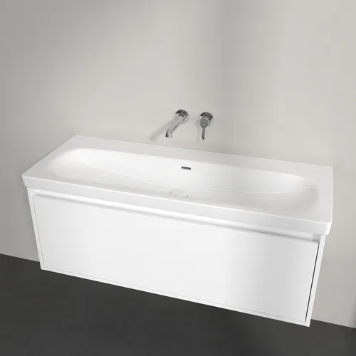 Bild von VILLEROY BOCH Skyla Schrankwaschtisch, 1200 x 460 x 160 mm, Weiß Alpin CeramicPlus, mit Überlauf #5A51C6R1