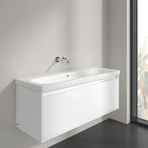 Bild von VILLEROY BOCH Skyla Schrankwaschtisch, 1200 x 460 x 160 mm, Weiß Alpin CeramicPlus, mit Überlauf #5A51C6R1