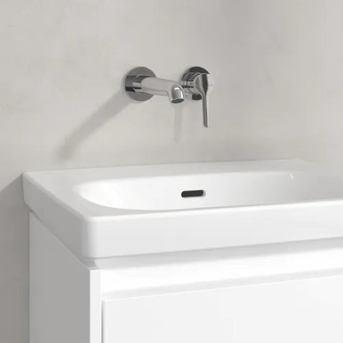 Obrázek VILLEROY BOCH Skyla Washbasin, 445 x 550 x 150 mm, White Alpin CeramicPlus, with overflow #5A5157R1