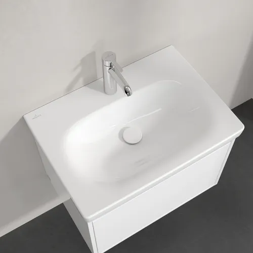 Obrázek VILLEROY BOCH Skyla Washbasin, 650 x 460 x 160 mm, White Alpin, without overflow #5A516601