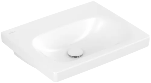 Bild von VILLEROY BOCH Skyla Waschbecken, 445 x 550 x 150 mm, Stone White CeramicPlus, ohne Überlauf #5A5158RW
