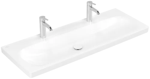 Bild von VILLEROY BOCH Skyla Schrankwaschtisch, 1200 x 460 x 160 mm, Weiß Alpin CeramicPlus, ohne Überlauf #5A51C2R1