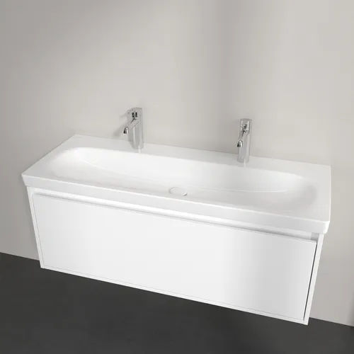 Obrázek VILLEROY BOCH Skyla Vanity washbasin, 1200 x 460 x 160 mm, White Alpin CeramicPlus, without overflow #5A51C2R1