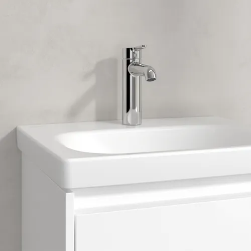 Bild von VILLEROY BOCH Skyla Waschbecken, 445 x 550 x 150 mm, Stone White CeramicPlus, ohne Überlauf #5A5156RW