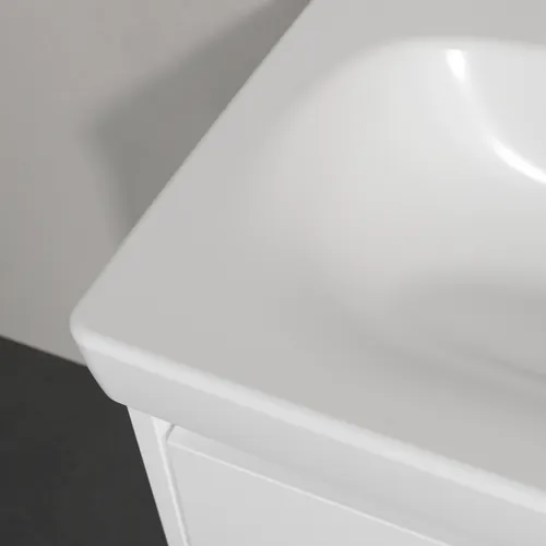 Bild von VILLEROY BOCH Skyla Waschbecken, 445 x 550 x 150 mm, Stone White CeramicPlus, ohne Überlauf #5A5156RW