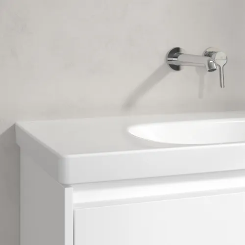 Bild von VILLEROY BOCH Skyla Schrankwaschtisch, 1000 x 460 x 160 mm, Weiß Alpin CeramicPlus, ohne Überlauf #5A51A3R1