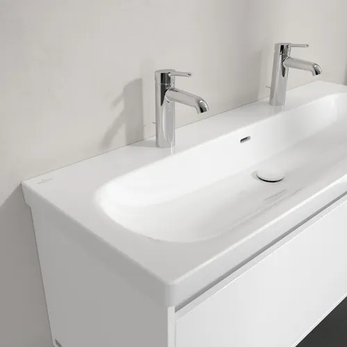 Obrázek VILLEROY BOCH Skyla Vanity washbasin, 1200 x 460 x 160 mm, White Alpin CeramicPlus, with overflow #5A51C4R1